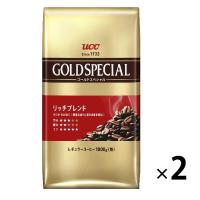 【コーヒー粉】UCC上島珈琲 ゴールドスペシャル リッチブレンド　1セット（1kg×2袋） | LOHACO by アスクル