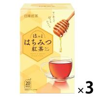 日東紅茶 はちみつ紅茶ティーバッグ　1セット（20バッグ入×3箱） | LOHACO by アスクル
