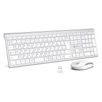 キーボード+マウスセット ワイヤレス（2.4G） 静音 超薄型 JIS配列 IC-BK23Combo-SW iClever | LOHACO by アスクル