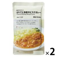 無印良品 素材を生かした ほたてと海老のビスクカレー 180g（1人前） 1セット（1袋×2） 良品計画（イチオシ） | LOHACO by アスクル