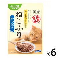 ねこふり かつお味 国産 15g 6袋 はごろもフーズ キャットフード おやつ かつお節 鰹節 | LOHACO by アスクル