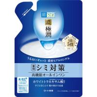 肌ラボ 濃極潤 美白パーフェクトゲル 80g 詰替え オールインワン シミ そばかす ヒアルロン酸 無着色 無香料 弱酸性 ロート製薬 | LOHACO by アスクル