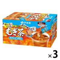 伊藤園 【水出し可】さらさら健康ミネラルむぎ茶 スティック 100本 65726 1セット(300本:100本入×3箱) | LOHACO by アスクル