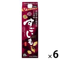 すごいも 25度 1800ml パック 1セット（6本） 芋焼酎 甲類乙類混和 合同酒精 | LOHACO by アスクル