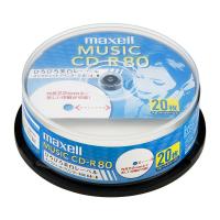 マクセル 音楽用CD-R スピンドルケース 1パック（20枚入） プリント対応 CDRA80WP.20SP | LOHACO by アスクル
