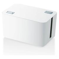 エレコム　ケーブル収納ボックス　4個口　ホワイト　EKC-BOX002WH　 | LOHACO by アスクル
