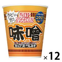 カップ麺　カップヌードル　味噌　83g　1セット（12個）　日清食品 | LOHACO by アスクル