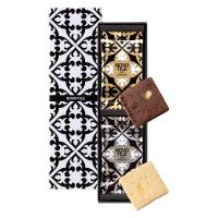 〈黒船〉NOVO TILE （ダーク・ホワイト）1個 三越伊勢丹 紙袋付 ノボタイル ラスク チョコレート 手土産 ギフト | LOHACO by アスクル