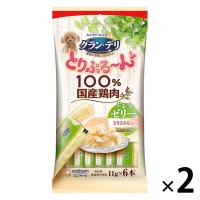 グランデリ とりぷるーん ゼリー とりささみ 100％国産鶏肉 12本（11g×6本）2袋 ドッグフード 犬 おやつ | LOHACO by アスクル