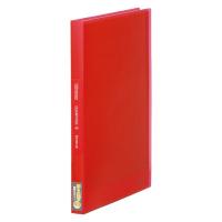キングジム クリアーファイル シンプリーズ 固定式 40ポケット 赤（透明） 186TSPWアカ 1冊 | LOHACO by アスクル