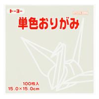 単色折り紙　うすねず　15cm　64157　1セット（500枚：100枚入×5冊） | LOHACO by アスクル