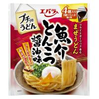 プチッとうどん 魚介とんこつ醤油味 22g×4個 1袋 エバラ食品工業 麺つゆ めんつゆ | LOHACO by アスクル