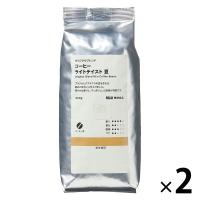 【コーヒー豆】無印良品 オリジナルブレンド コーヒー ライトテイスト 豆 200g 1セット（2袋） 良品計画 | LOHACO by アスクル