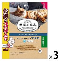 無添加良品 ねじねじ歯みがきマグロ 国産（25g×3袋入）3袋 ドギーマン 猫用 おやつ 新商品 | LOHACO by アスクル