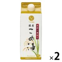 圧搾一番搾り 国産 こめ油 紙パック 600g 1セット（1本×2） 築野食品工業 米油 | LOHACO by アスクル