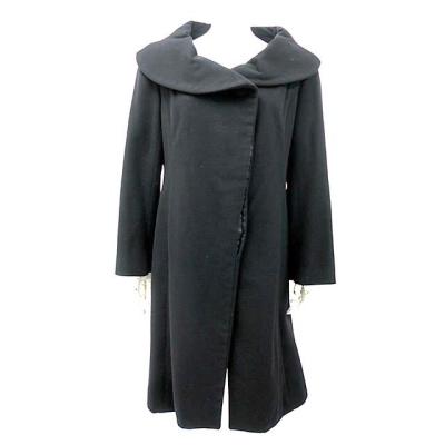 美品 タバサ TABASA 大襟 Aライン 中綿コート ロング丈 軽量