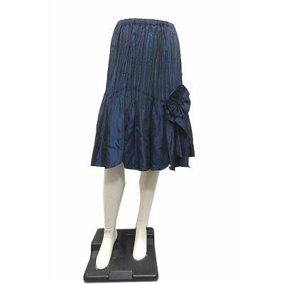 美品 NOKO PLEATS フリル お花釦 ジャケット ノコプリーツ ネイビー