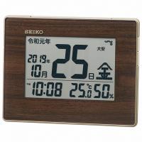 SEIKO 電波 デジタル時計 温湿度表示機能付き 掛け置き兼用 和暦表示 SQ442B | 時計と雑貨のお店 Re-NET