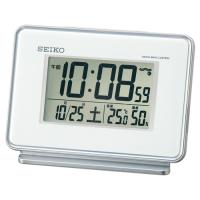 SEIKO 電波 デジタル 目覚まし時計 温湿度表示付き(アラーム2チャンネル) SQ767W | 時計と雑貨のお店 Re-NET