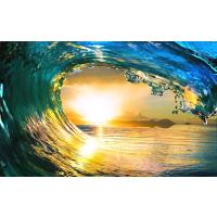 絵画風 壁紙ポスター 波 サンセット ウェーブ チューブ ハワイ 夕陽 日没 サーフィン 海 キャラクロ Swav 016w2 ワイド版 603mm 376mm Swav 016w2 レアルインターショップ 通販 Yahoo ショッピング