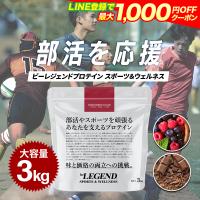 LINE登録で最大1000円OFF プロテイン  ビーレジェンド マルチプロテイン 3kg スポーツ＆ウェルネス チョコ  ベリー マルトデキストリン配合