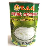 T A S Brand Young Coconut Meat In Syrup Stripped ココナッツミート ココナッツ果肉細片 田村商店 通販 Yahoo ショッピング