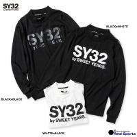 特価【SY32 by SWEET YEARS】23SS MOCK NECK LOGO L/S TEE 13021 ロングTシャツ モックネック レアルスポーツ | レアルスポーツYahoo!店