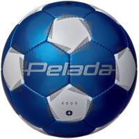 molten モルテン サッカーボール 4号球 ペレーダ4000 青ｘ白 F4K4000-BW JFA検定球 サッカー用品  手縫い 高耐摩耗 撥水 ブルー 小学生用 | レアルスポーツYahoo!店