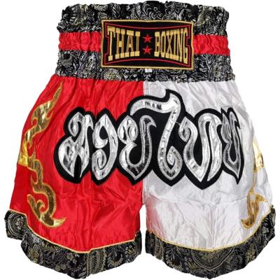【ftyy】スーパーボ ムエタイキックパンツ　白×赤のSサイズ ftyy】スーパーボ ムエタイキックパンツ 白×赤のSサイズ ftyy