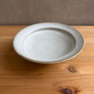【遠州七窯】上野焼　名工　青柳翆峰 造　白釉溜り　大振茶碗　共箱　茶道具　茶器 W458 茶碗 『上野焼』『青柳翠峰 造』 共箱 抹茶碗 茶道具 - メルカリ