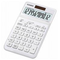 カシオ計算機 CASIO スタイリッシュ電卓 ジャストタイプ12桁 ホワイト JF-S200-WE-N 代引不可 | リコメン堂