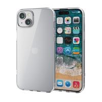 エレコム iPhone 15 Plus 用 ケース ハイブリッド カバー 衝撃吸収 カメラレンズ保護設計 ストラップホール付 硬度5H クリア PM-A23BHVCKCR 代引不可 メール便 | リコメン堂