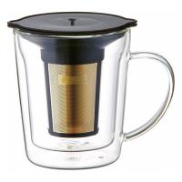 コレス Cores ゴールドフィルターダブルウォールマグ 180ml マグカップ C412 純金メッキ コーヒーカップ コーヒーフィルター | リコメン堂