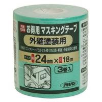 アサヒペン PCお徳用マスキングテープ ガイヘキー24MMX3イリ | リコメン堂