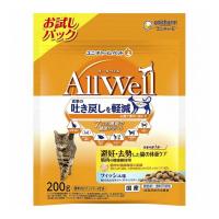 ユニチャーム AllWell 避妊・去勢した猫の体重ケア 筋肉の健康維持用 フィッシュ味挽き小魚とささみフリーズドライパウダー入り お試しパック200g | リコメン堂