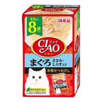 2個セット CIAO パウチ まぐろ ささみ・しらす入り 40g×8袋 x2 | リコメン堂