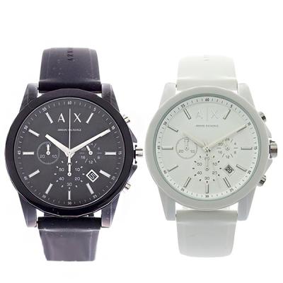 アルマーニエクスチェンジ ベルト（ベルトカラー：ホワイト系）の