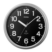 ノア精密 MAG 電波掛時計 ナオス W-781 SM-Z 夜間秒針停止機能 電波 電波時計 掛け 掛け時計 | リコメン堂