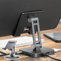 日本正規代理店 プリンストン 7in1 USB Type-C スタンド型ドッキングステーション PD87W対応 / 4K出力 / マルチディスプレイ PUD-CDOC7ST | リコメン堂