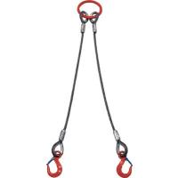 大洋 2本吊 ワイヤスリング 3．2ｔ用×2ｍ 2WRS 3.2TX2 吊りクランプ・スリング・荷締機・チェーンスリング | リコメン堂