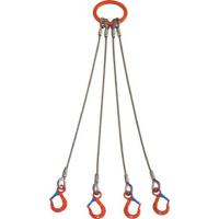 大洋 4本吊 ワイヤスリング 1．6ｔ用×1ｍ 4WRS 1.6TX1 吊りクランプ・スリング・荷締機・チェーンスリング | リコメン堂