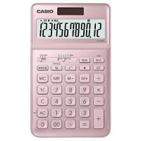 カシオ 電卓 12桁 ライトピンク CASIO スタイリッシュ電卓 ジャストタイプ JF-S200-PK | リコメン堂