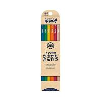 トンボ鉛筆 鉛筆 ippo かきかたえんぴつ 2B ナチュラル KB-KNN04-2B 1ダース | リコメン堂
