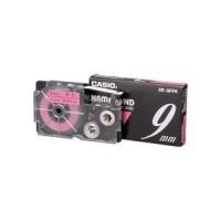 （まとめ） カシオ CASIO ネームランド NAME LAND スタンダードテープ 9mm×5.5m 蛍光ピンク／黒文字 XR-9FPK 1個 〔×5セット〕 代引不可 | リコメン堂