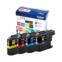 (まとめ) ブラザー BROTHER インクカートリッジ お徳用 4色 LC113-4PK 1箱（4個：各色1個） 〔×10セット〕 代引不可 | リコメン堂
