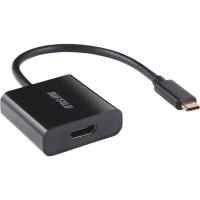 バッファロー（サプライ） ディスプレイ変換アダプタ USB Type-C - HDMI ブラック BDCHDBK 代引不可 | リコメン堂