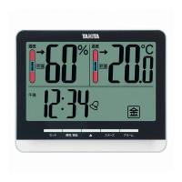 タニタ デジタル温湿度計 ブラック TT-538-BK | リコメン堂