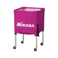 ミカサ MIKASA 器具 ボールカゴ 箱型・小 フレーム・幕体・キャリーケース3点セット BCSPSS カラー バイオレット | リコメン堂