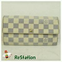 【中古】LOUIS VUITTON ダミエアズール N61735 ポルトフォイユ・サラ 長財布 | リサイクルショップリステーション