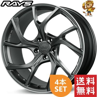 レイズ19インチ ブラック ホイール セットPCD100プリウス 50